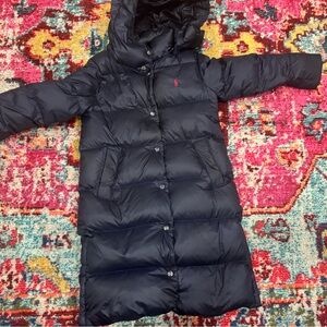 Ralph Lauren Kids Logo-Embroidered Padded Down Coat